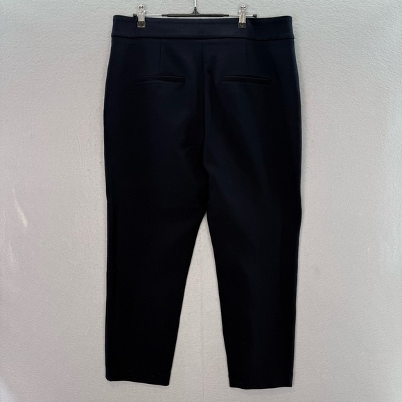 Veronica Beard -women’s Renzo straight leg pants navy  tailored crop trousers 16 - Picture 8 of 10